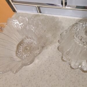 Clear Glass Decorative Candle Holders